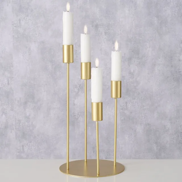 eventzauber-kerzenst-nder-4-armig-gold-metall-stabkerzen image 1