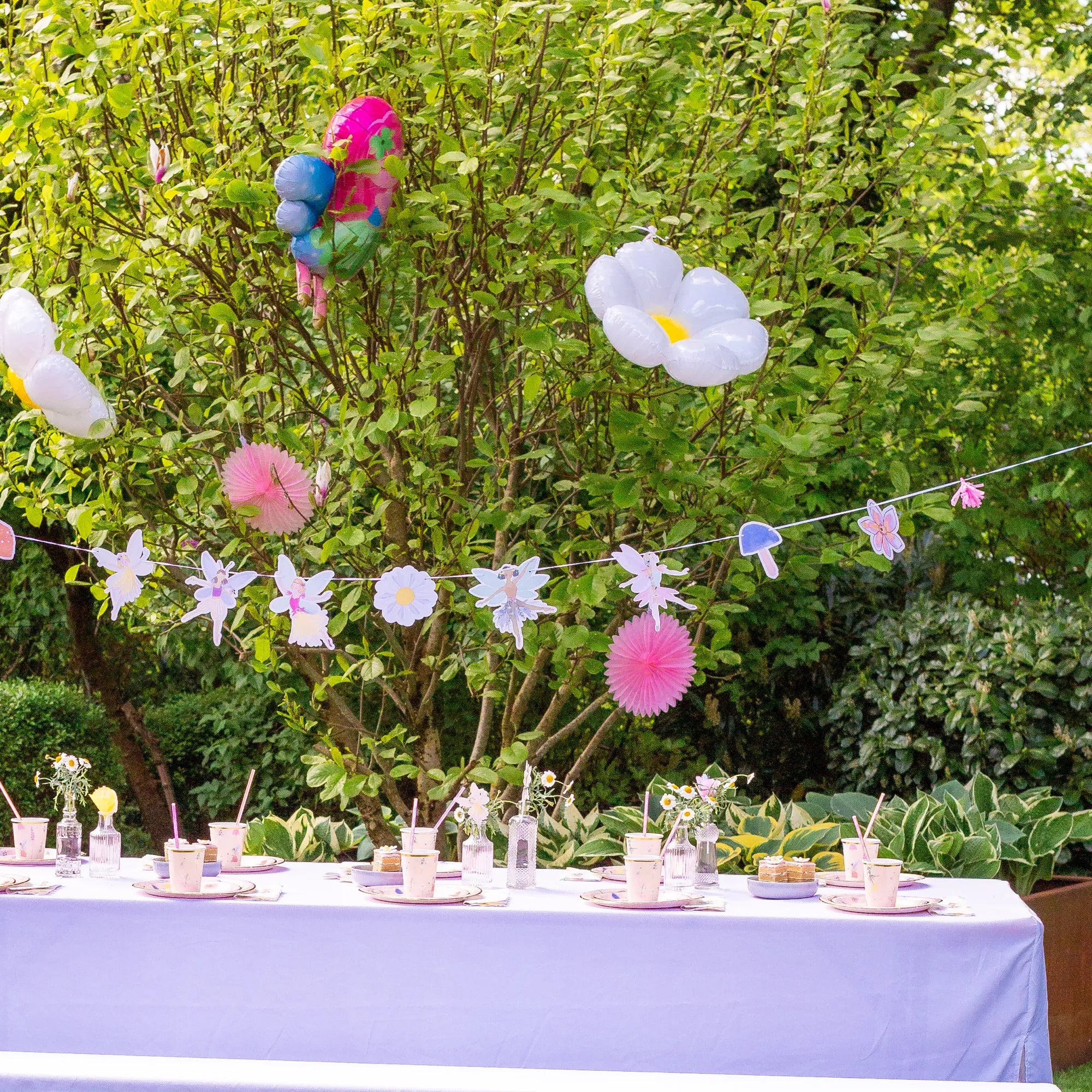 little-birthday-folien-luftballon-blume-xl-wei-gelb-70-cm image 3