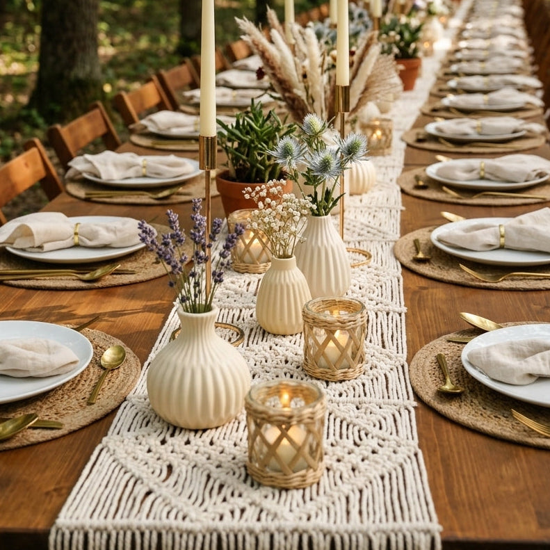 eventzauber-keramikvasen-3er-set-struktur-boho-beige-vase image 3