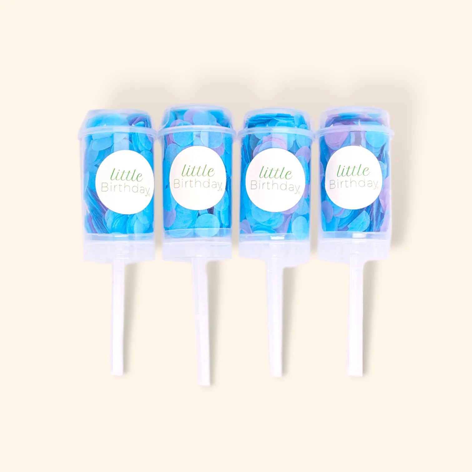 little-birthday-konfetti-kanone-push-pop-lila-4-st-ck-set image 1