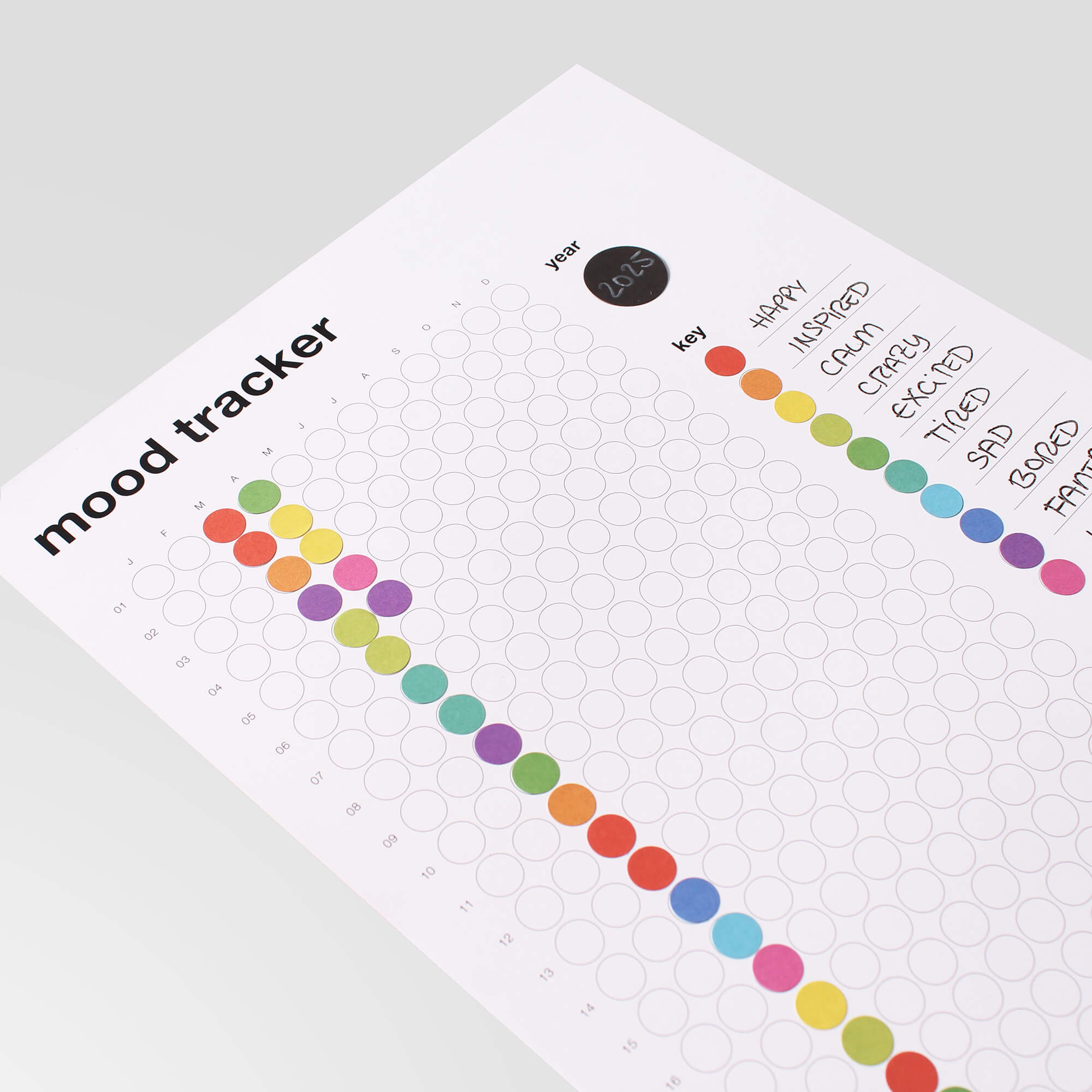 dot-on-mood-memory-moodtracker-36-cm-mit-klebepunkten image 2