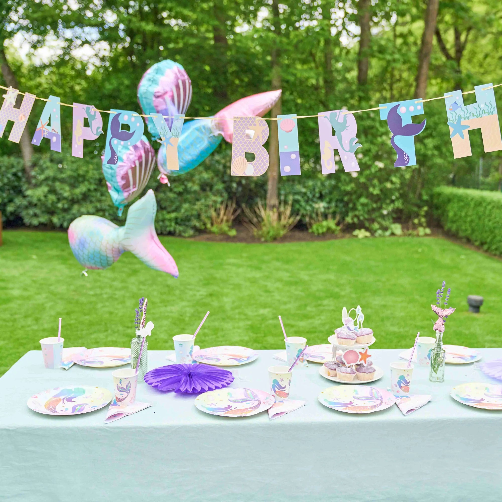 little-birthday-meerjungfrau-folienballon-flosse-xl-76-cm image 2