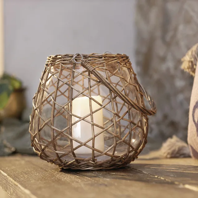 eventzauber-windlicht-laterne-rattan-boden-deko-natur image 1