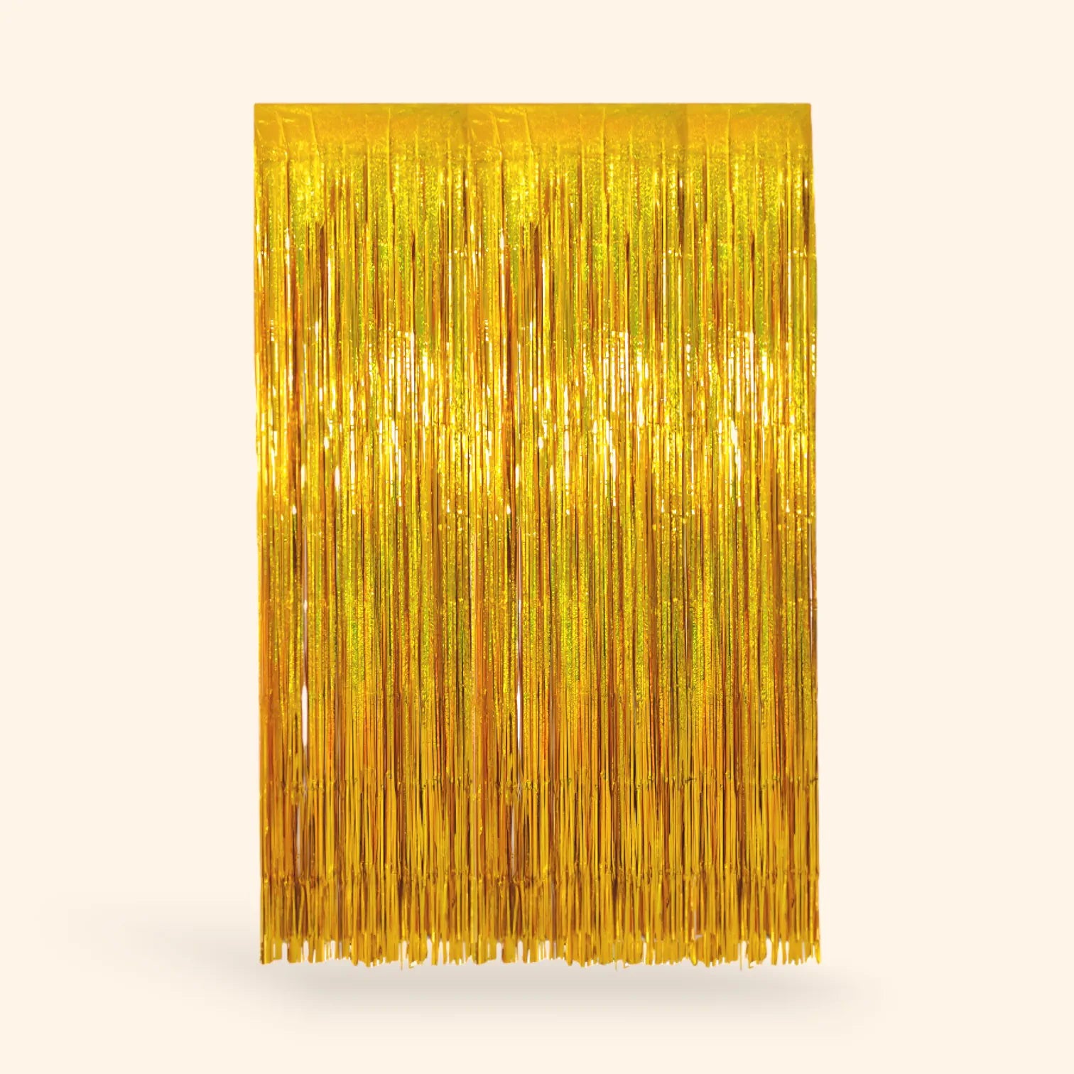 little-birthday-lametta-vorhang-gold-glitzer-deko-1x2m image 1