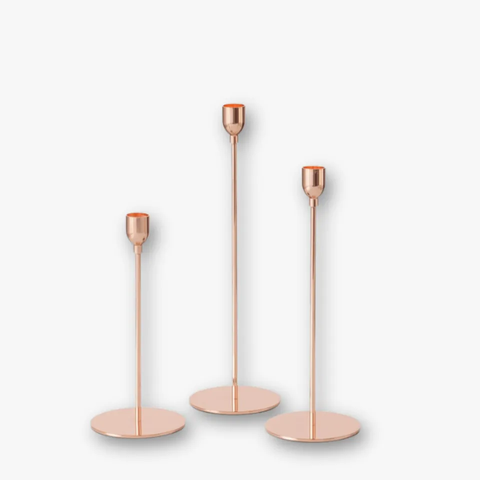 eventzauber-kerzenst-nder-set-ros-gold-3-teilig-metall image 1