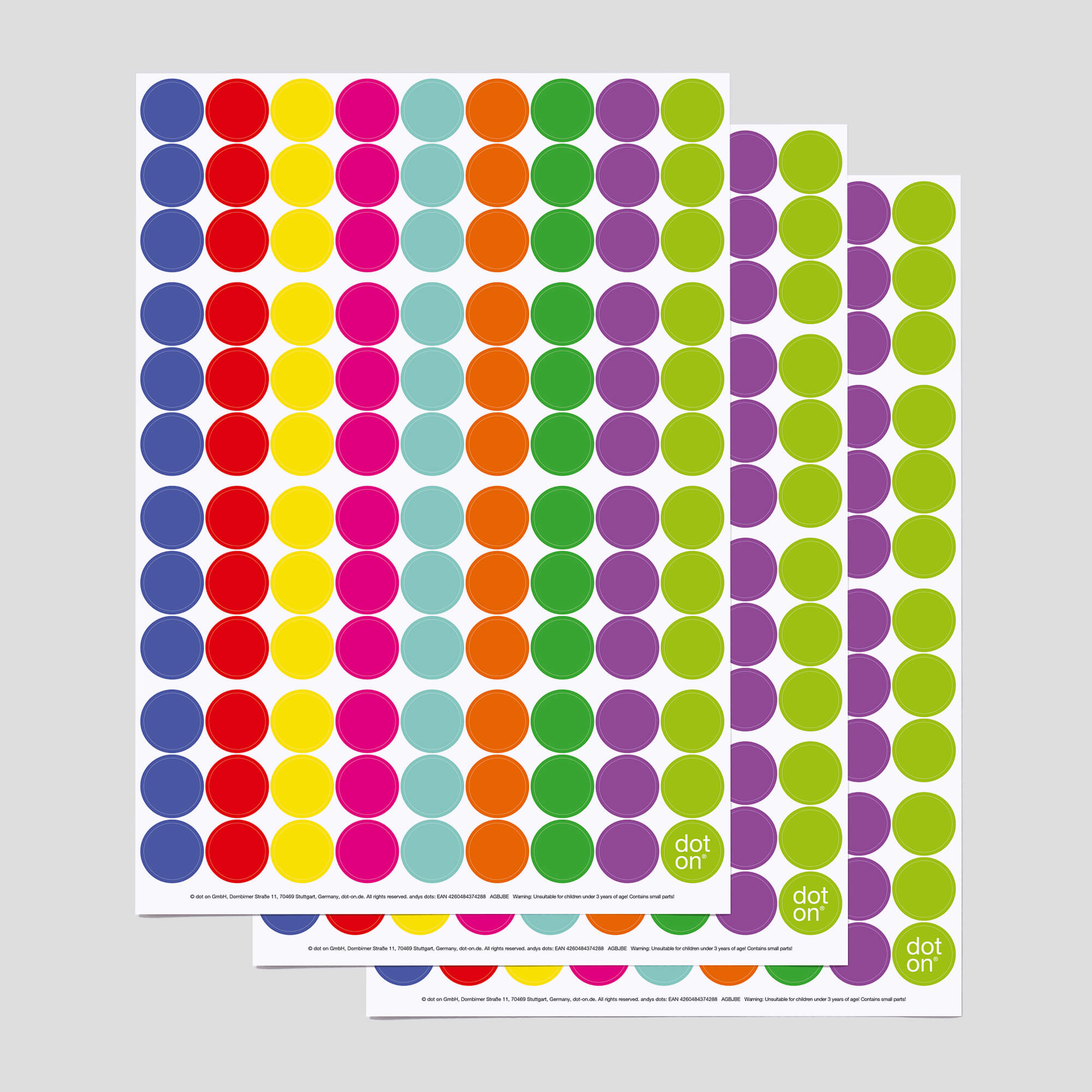 dot-on-andys-dots-klebepunkte-20-mm-3er-set-pop-art image 1