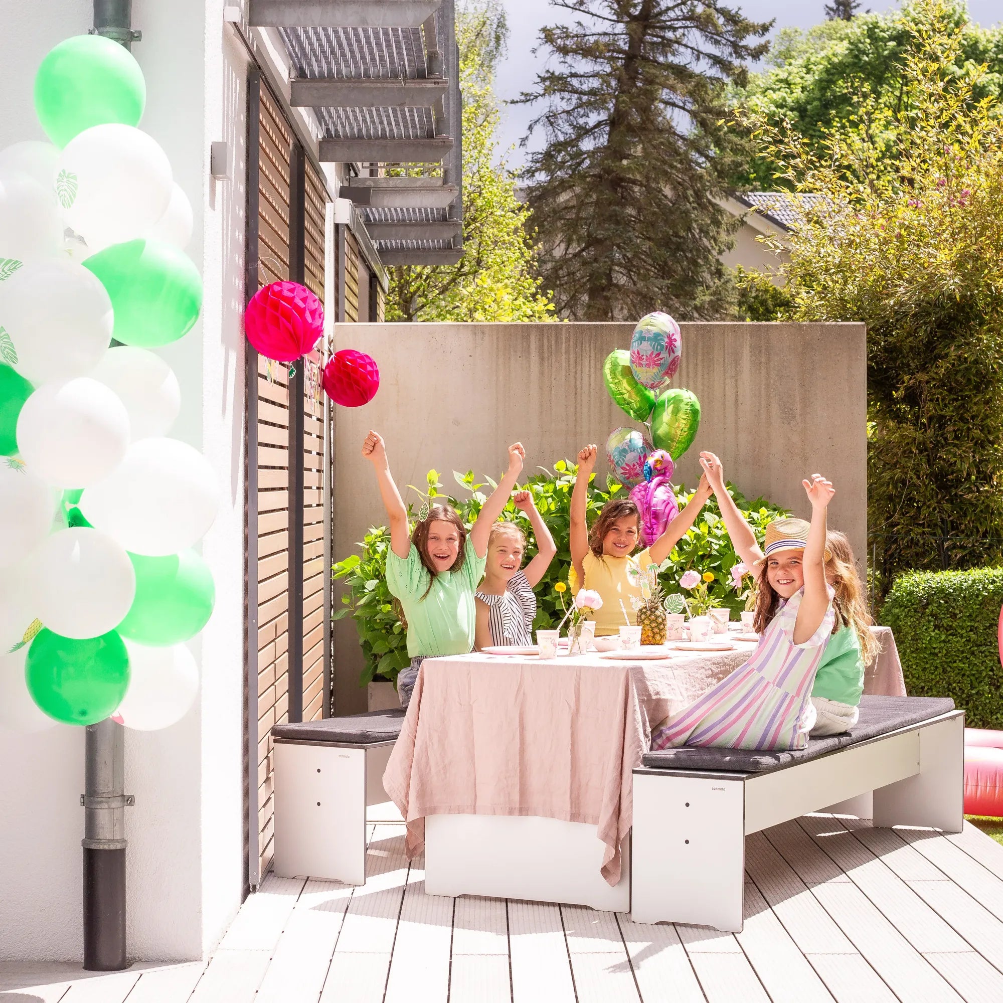 little-birthday-mottobox-flamingo-partyset-125-teile-8-kinder image 4