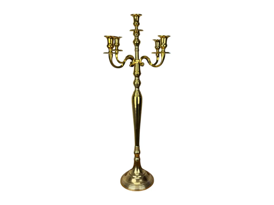 kerzenleuchter-gold-5-armig-80cm-mit-stabkerzen-mieten image 1