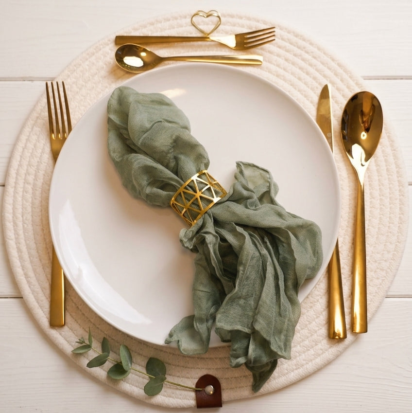 eventzauber-greenery-modern-tischdeko-komplettset-salbeigr-n-gold image 2