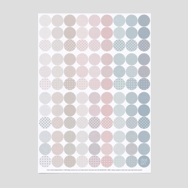 dot-on-nordic-pattern-dots-klebepunkte-20-mm-gemustert image 1