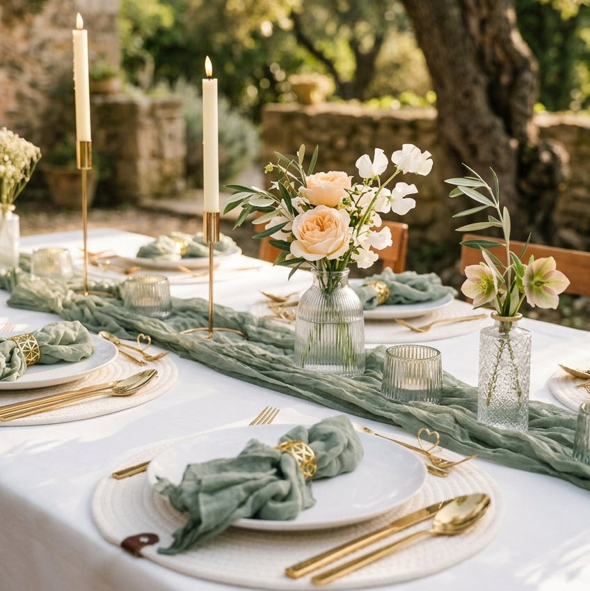 eventzauber-greenery-modern-tischdeko-komplettset-salbeigr-n-gold image 1