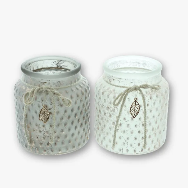 eventzauber-windlicht-boho-vintage-glas-kupfer-2er-set image 1