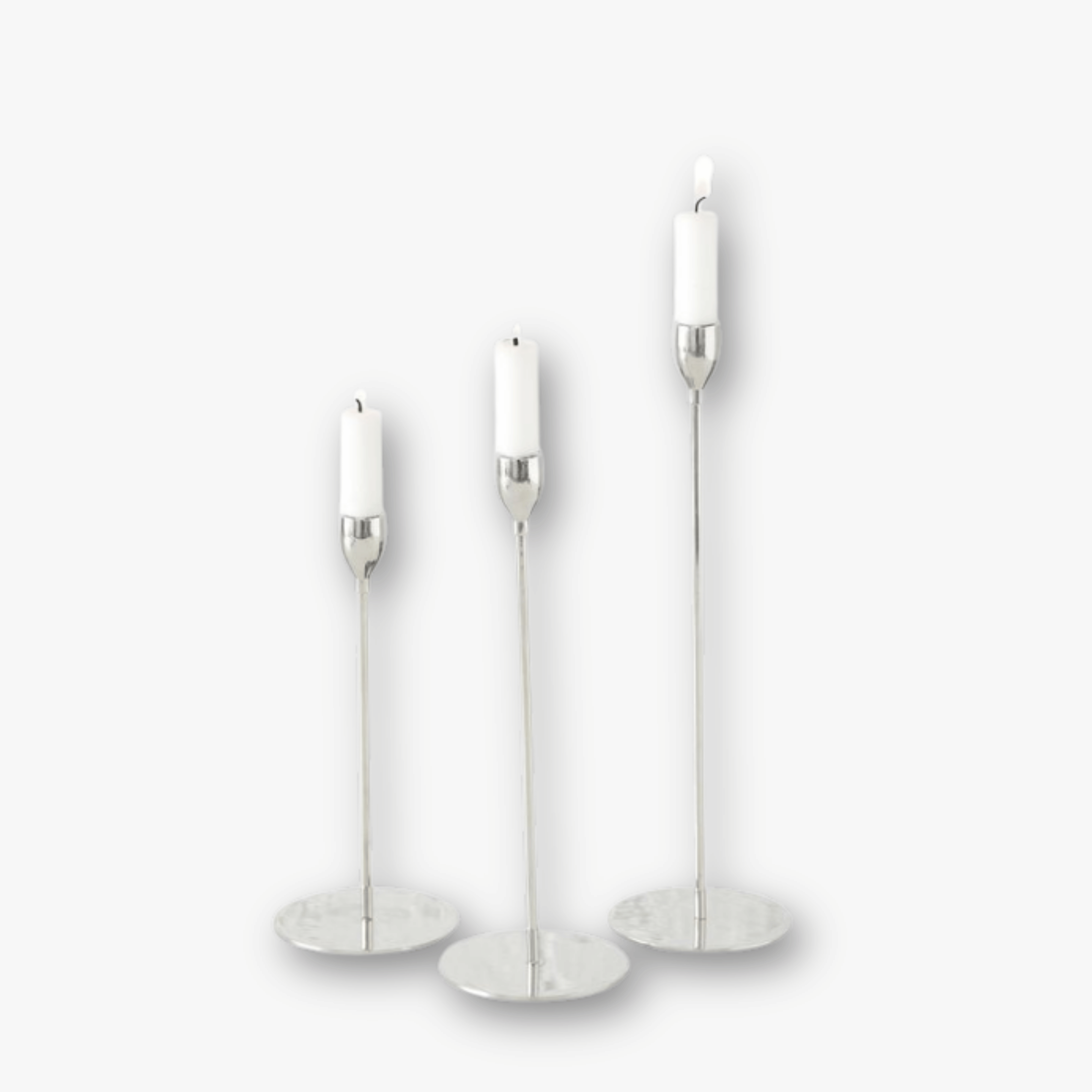 eventzauber-kerzenst-nder-set-silber-3-teilig-metall-stabkerzenhalter image 1