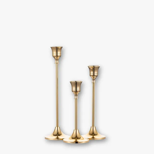 eventzauber-kerzenst-nder-set-messing-vintage-3-teilig image 1