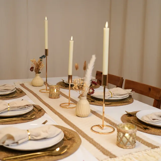 eventzauber-tischdeko-komplettset-boho-gold-20-30-g-ste image 1