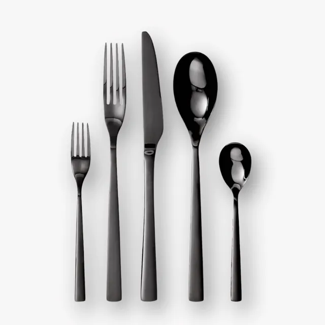 eventzauber-besteck-black-elegance-set-5-teilig-schwarz image 1
