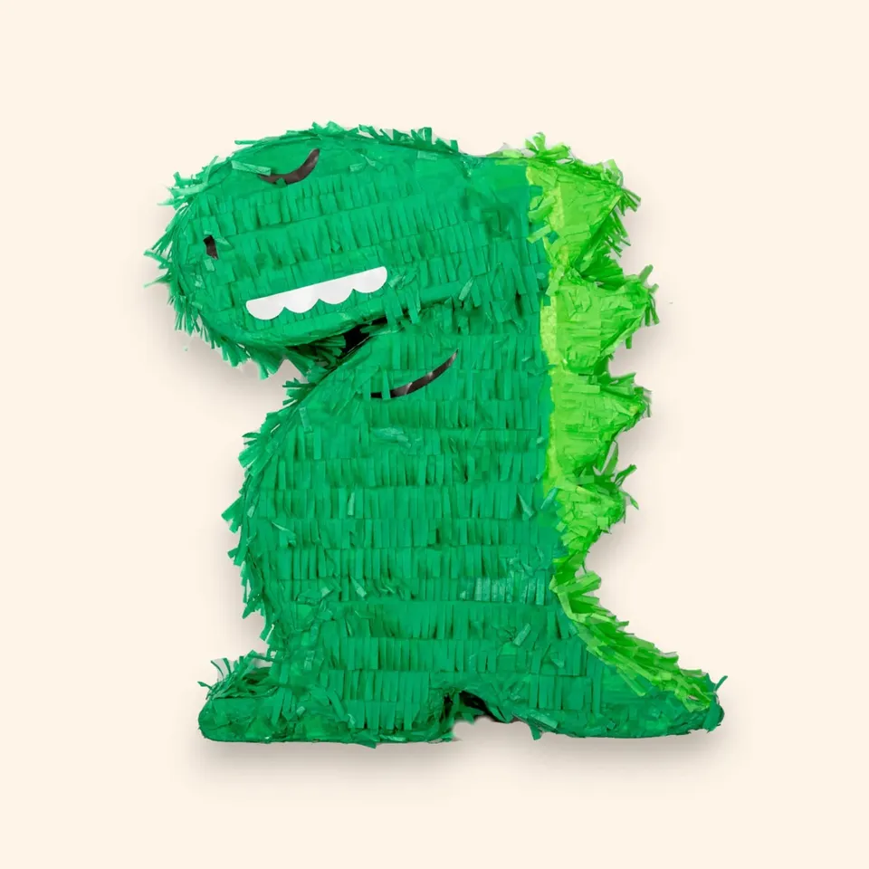 little-birthday-pinata-dinosaurier-gr-n-zum-bef-llen image 1