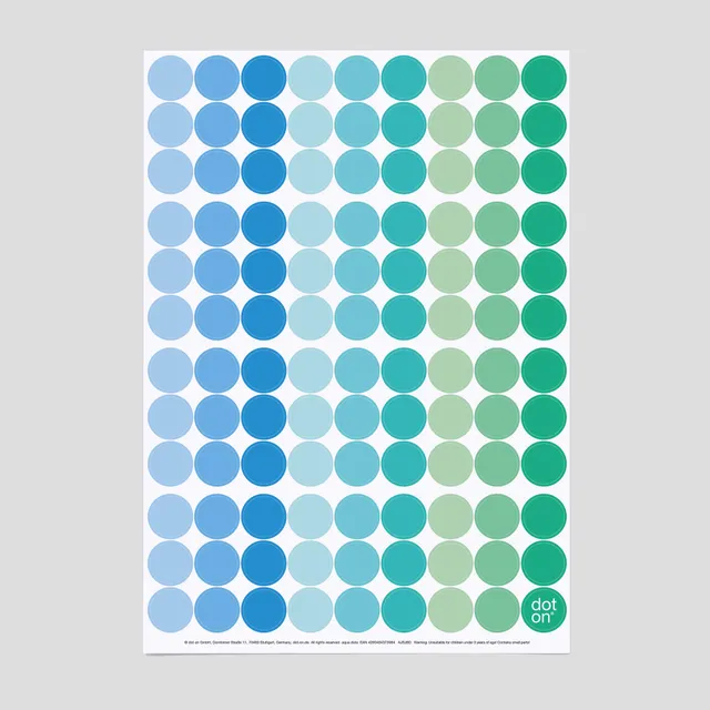 dot-on-aqua-dots-klebepunkte-20-mm-t-rkis-blau image 1