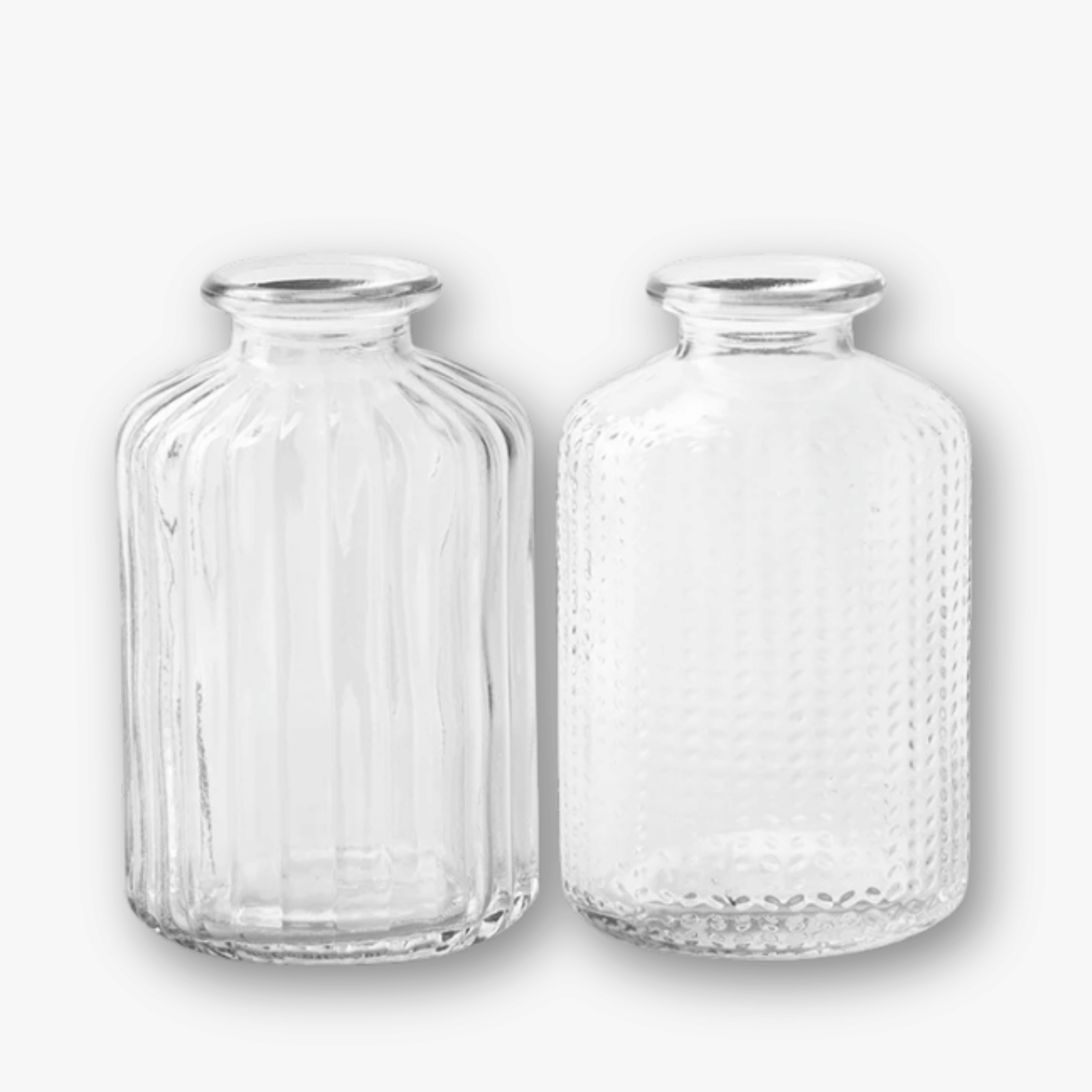 eventzauber-flaschenvasen-glas-2er-set-klar-h10-vase-mieten image 1