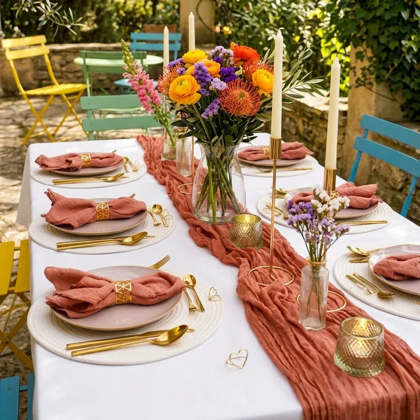 eventzauber-romantic-boho-tischdeko-set-altrosa-gold-20-30-g-ste image 1