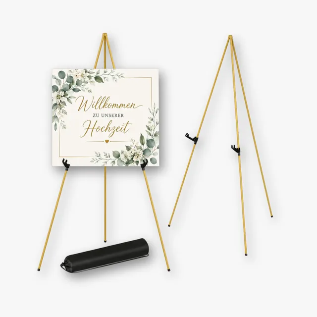 eventzauber-schilder-staffelei-gro-gold-metall-160cm-mieten image 1