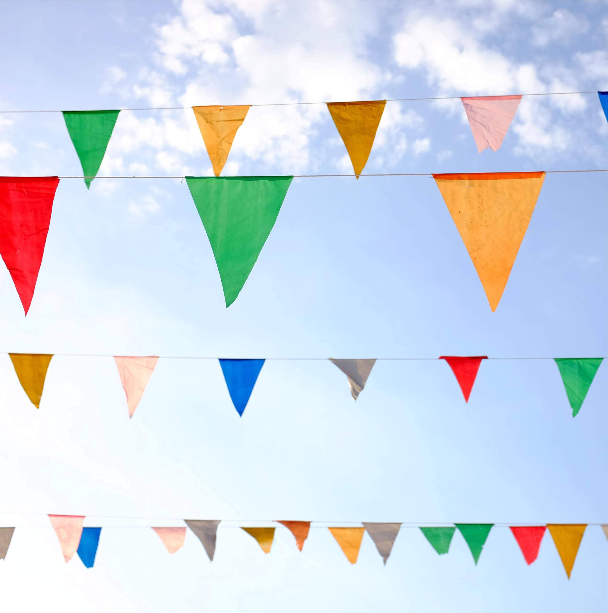 festifun-wimpelkette-100m-stoffgirlande-bunt-1x-wetterfest image 8