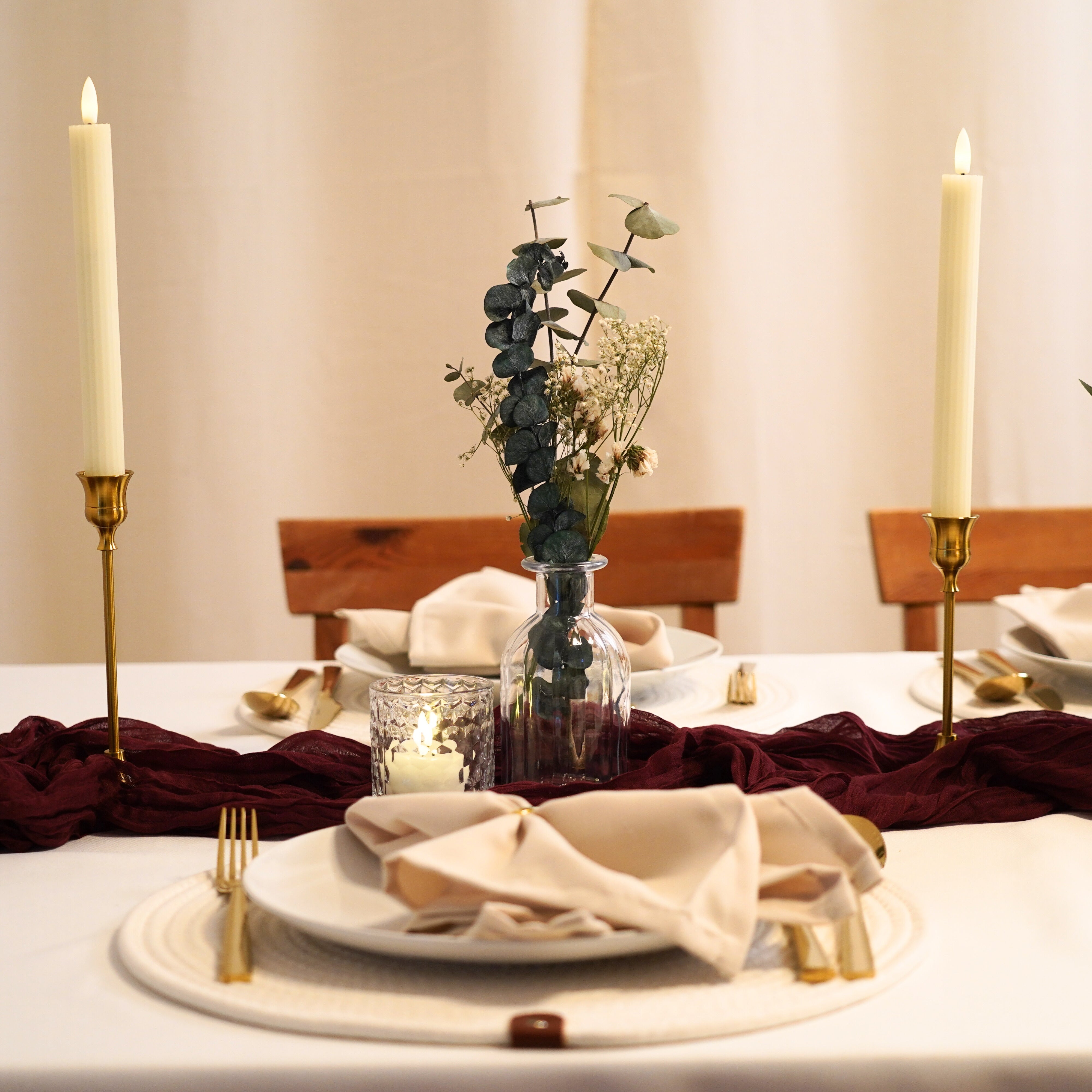 eventzauber-kerzenst-nder-set-messing-vintage-3-teilig image 3