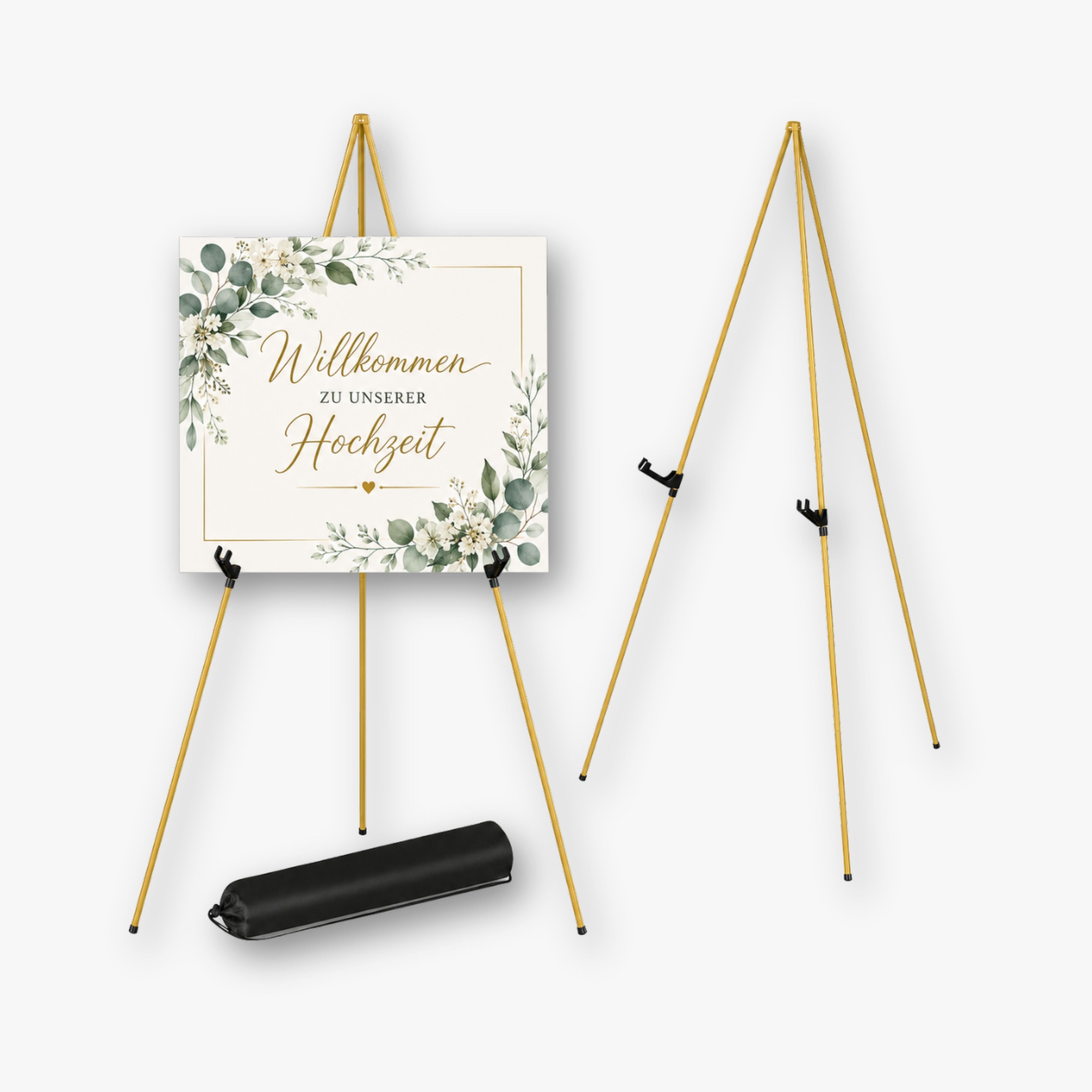 eventzauber-schilder-staffelei-gro-gold-metall-160cm-mieten image 1