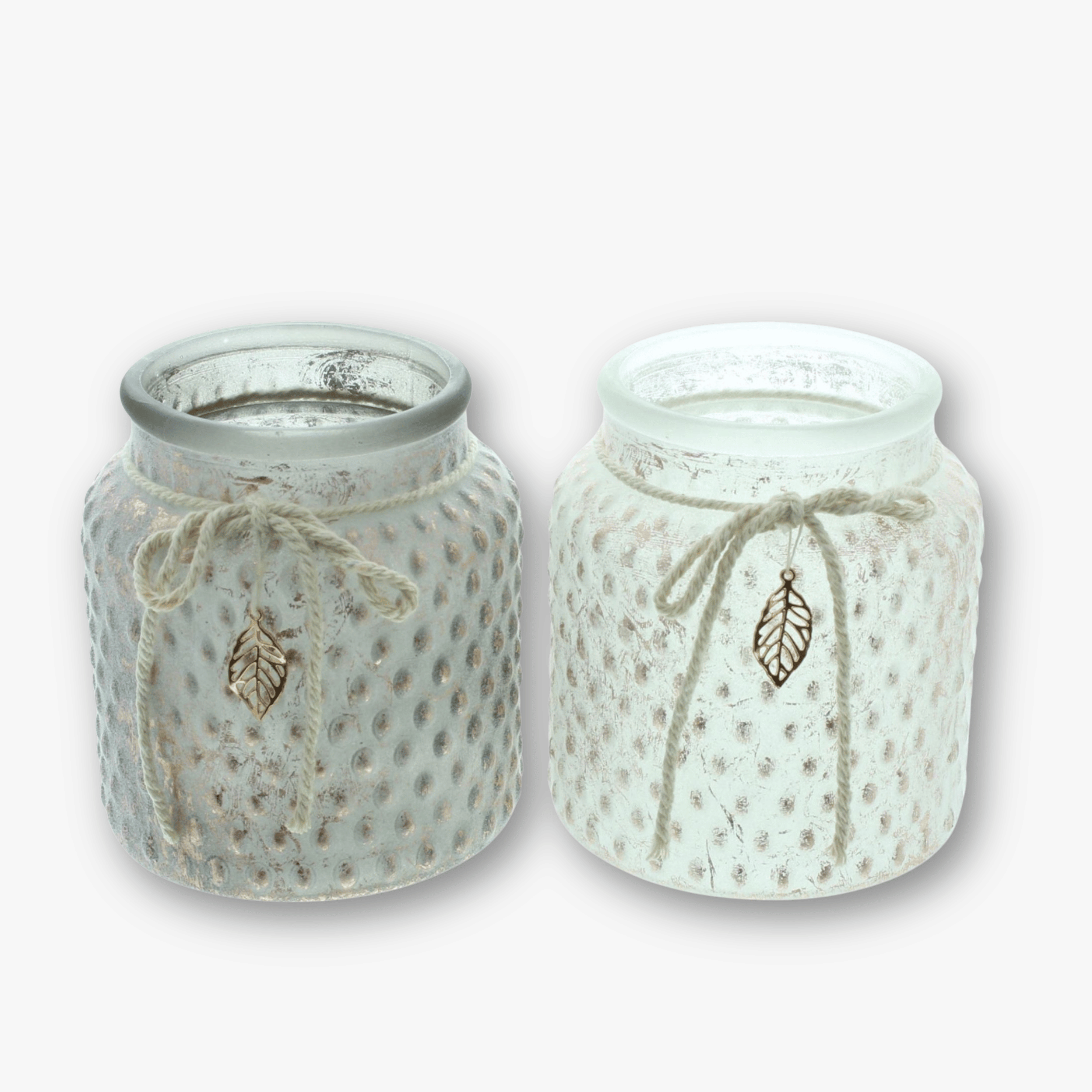 eventzauber-windlicht-boho-vintage-glas-kupfer-2er-set image 1