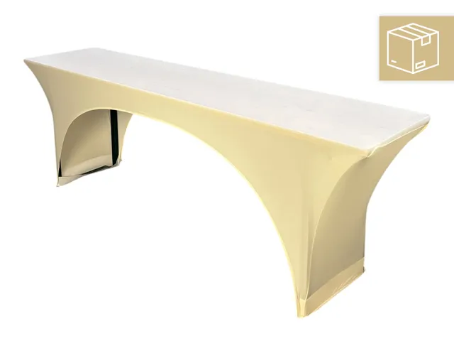 eventverleih-mobiliar-husse-bierzelttisch-beige-stretch-220cm image 1
