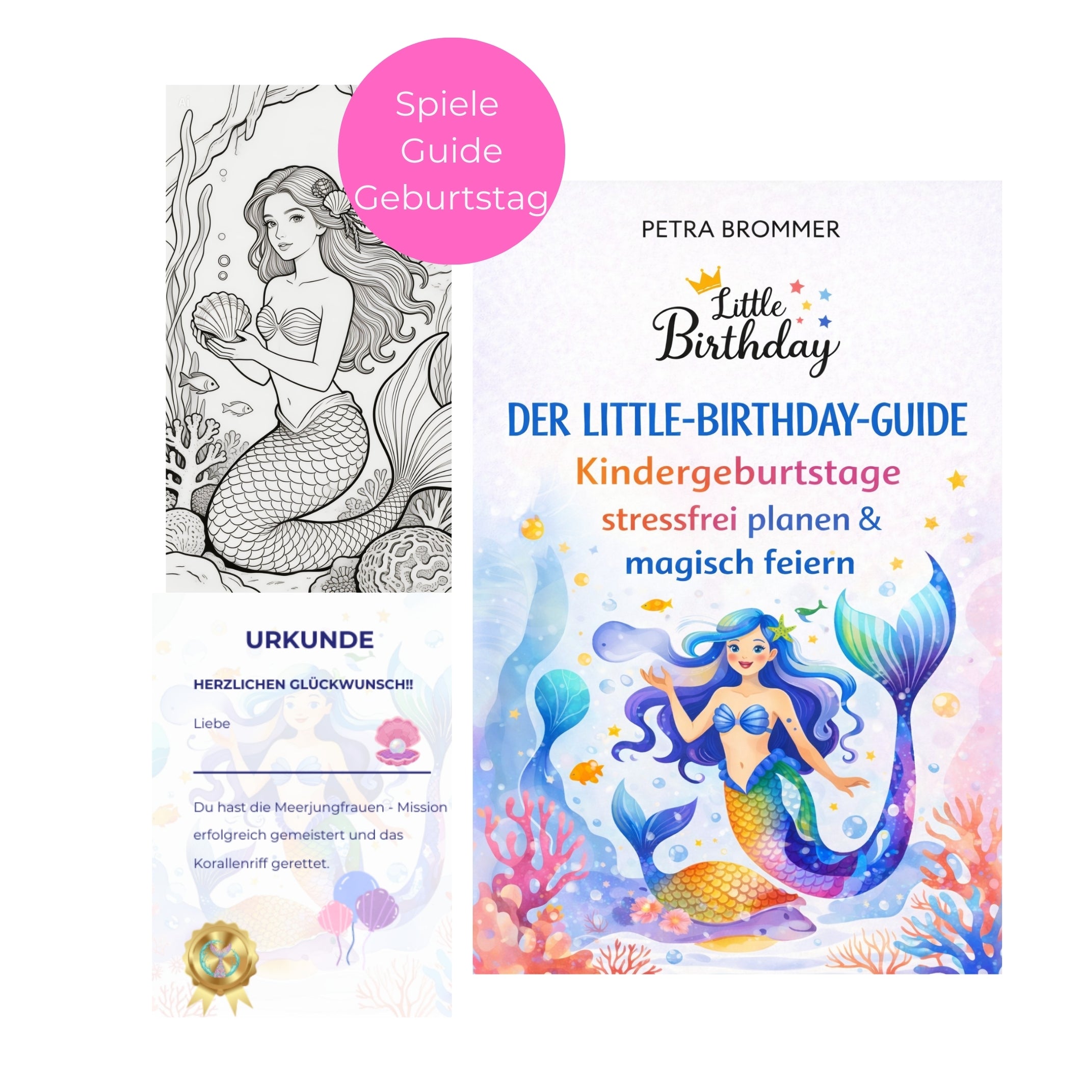 little-birthday-guide-meerjungfrau-party-play-buch-4-7-jahre image 3