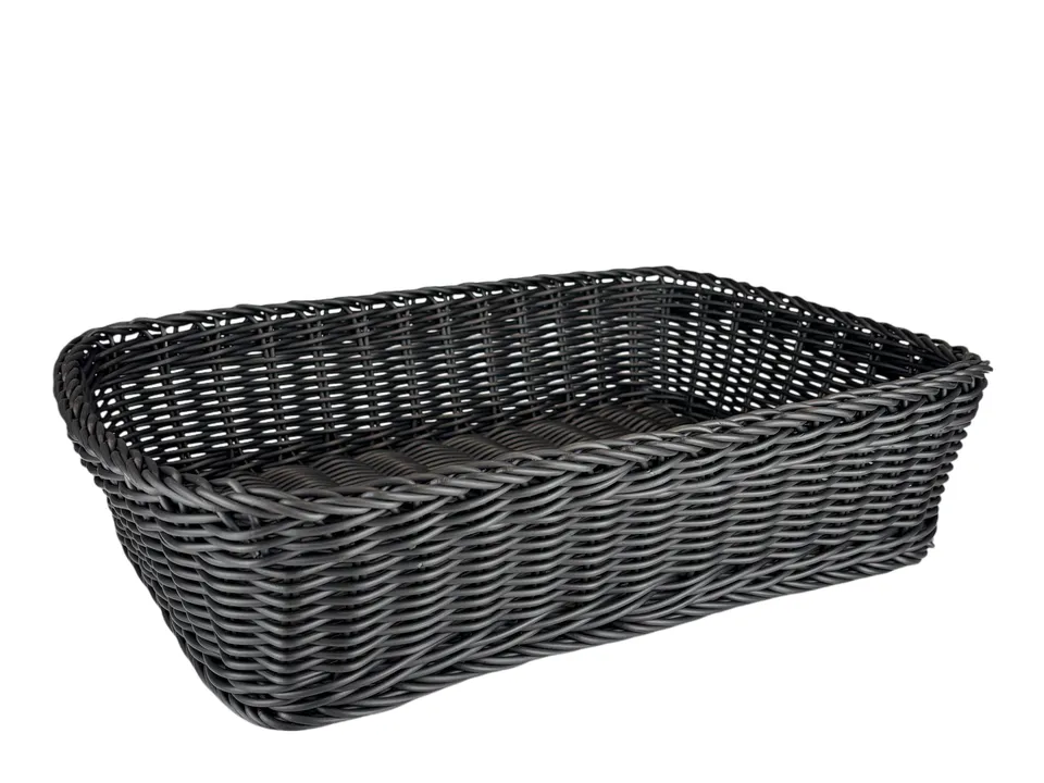eventverleih-sh-catering-brotkorb-30x40-schwarz-mieten image 1