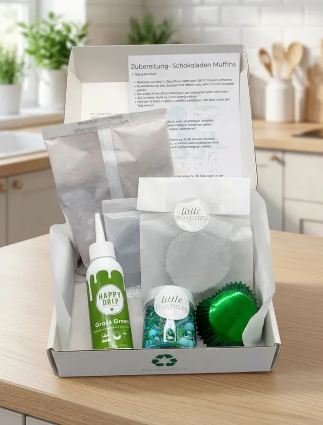 little-birthday-back-box-dino-schoko-muffins-12-st-ck image 1