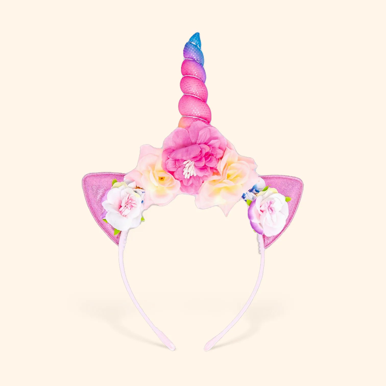 little-birthday-accessoires-einhorn-haarreif-regenbogen-26x18-cm image 1