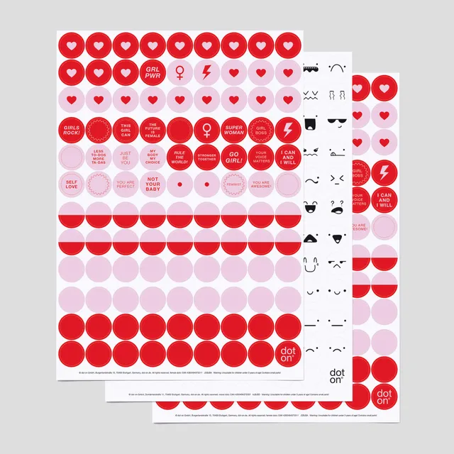 dot-on-feminine-dots-3er-set-klebepunkte-20-mm-zyklus image 1