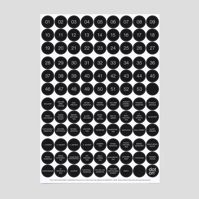 dot-on-klebepunkte-black-holiday-dots-20-mm-107-st-ck image 1