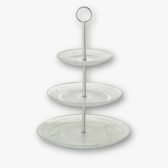 eventzauber-candybar-etagere-rund-glas-3-st-ckig-muster image 1
