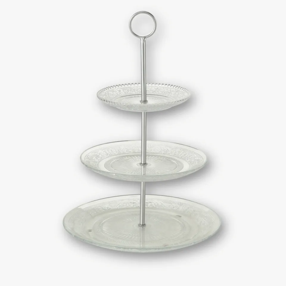 eventzauber-candybar-etagere-rund-glas-3-st-ckig-muster image 1