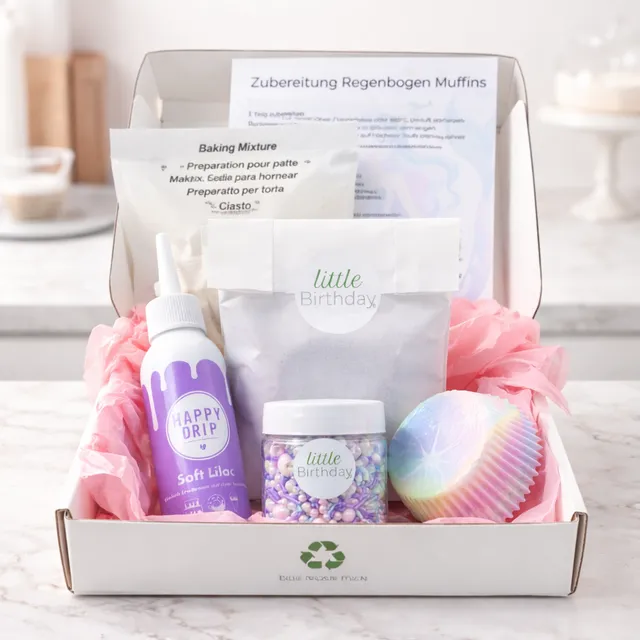 little-birthday-back-box-meerjungfrau-regenbogen-muffins image 1