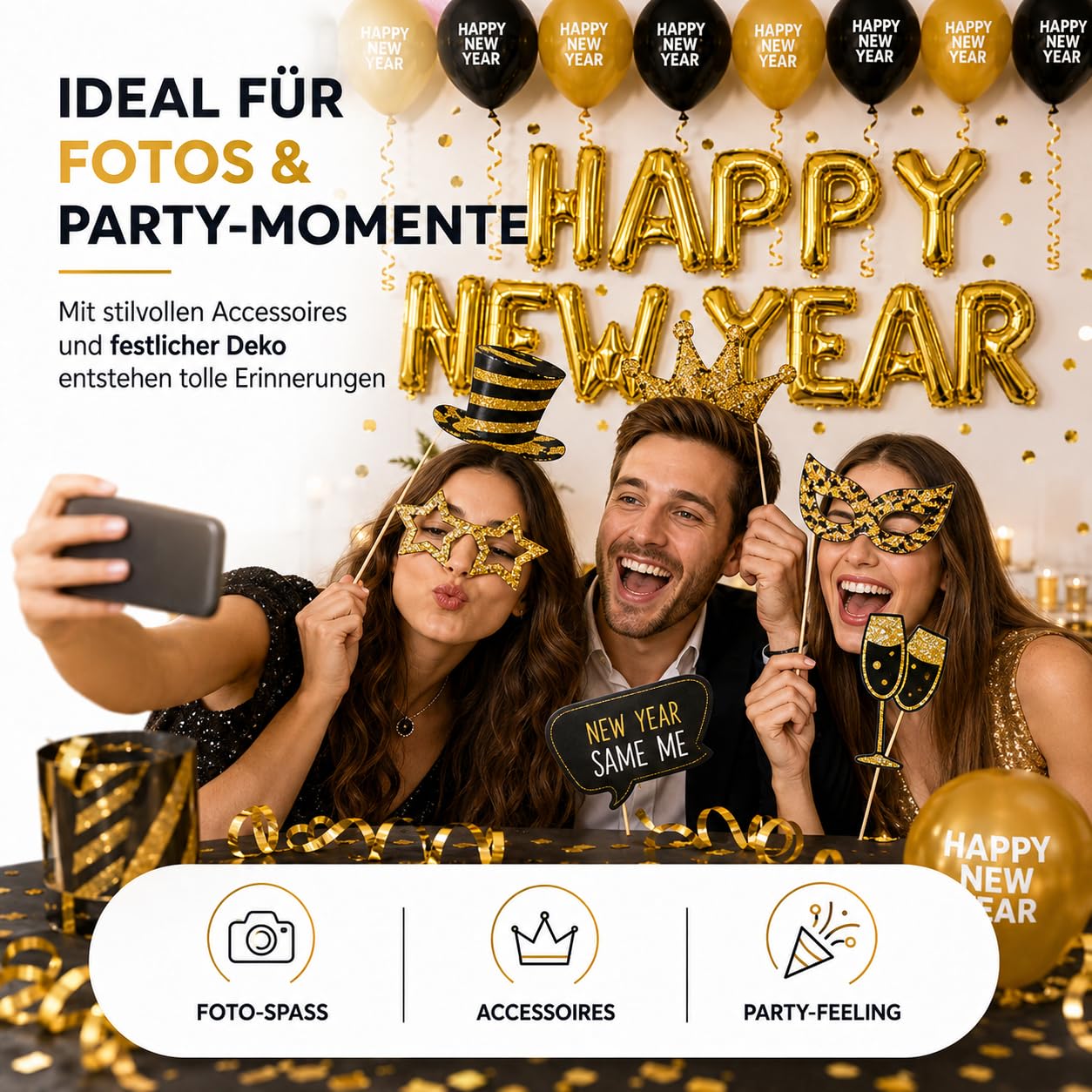 festifun-dekoration-set-silvester-2027-happy-new-year-gold image 4