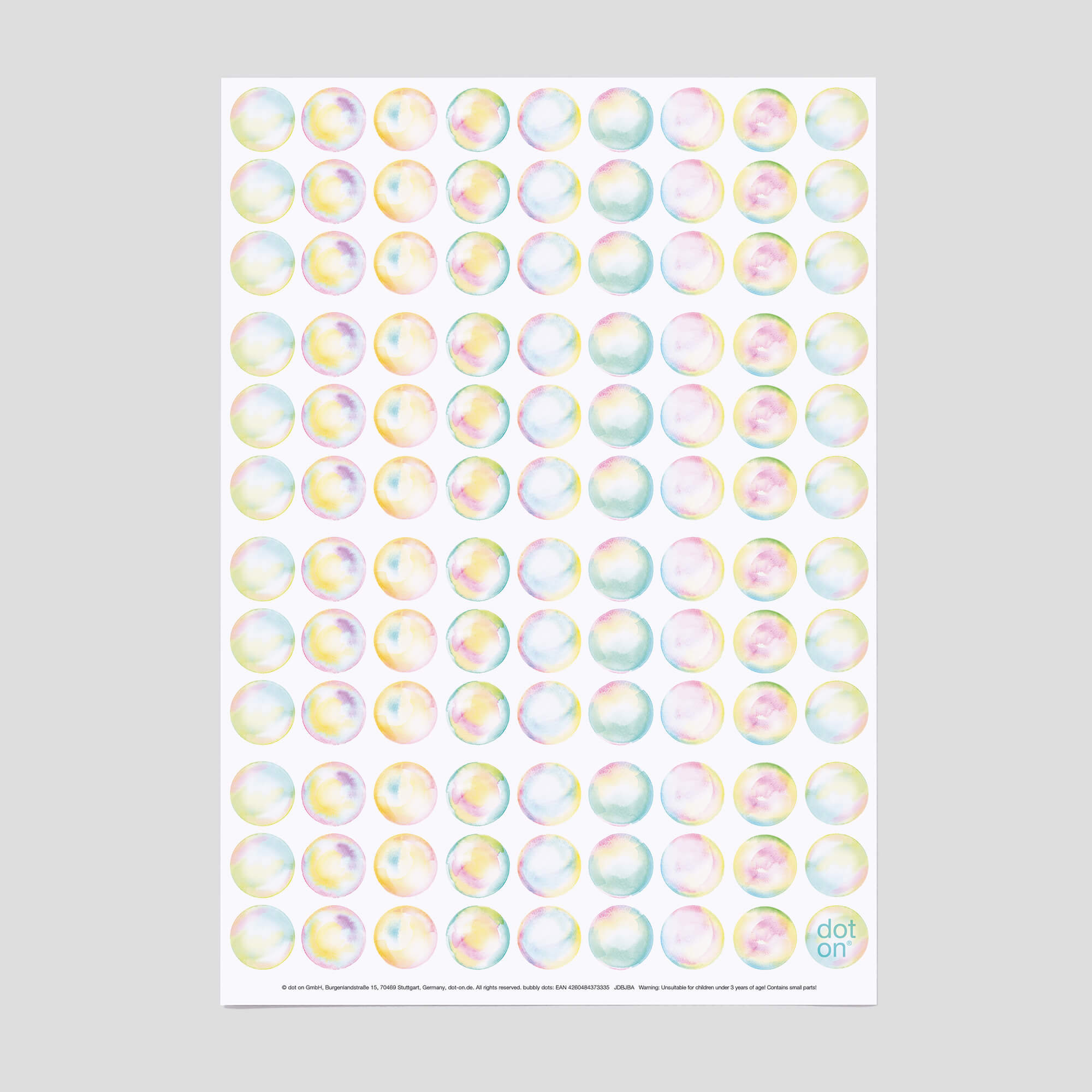 dot-on-klebepunkte-bloom-bubble-dots-sticker-3er-set image 2