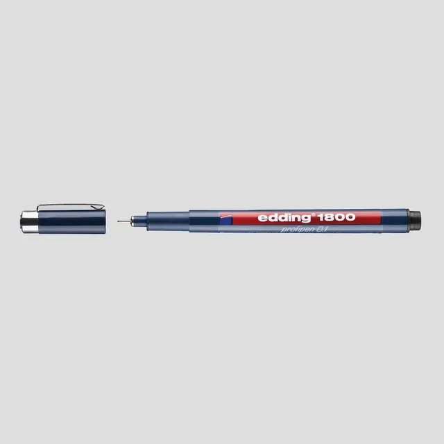 edding-profipen-1800-fineliner-schwarz-0-1-mm image 1