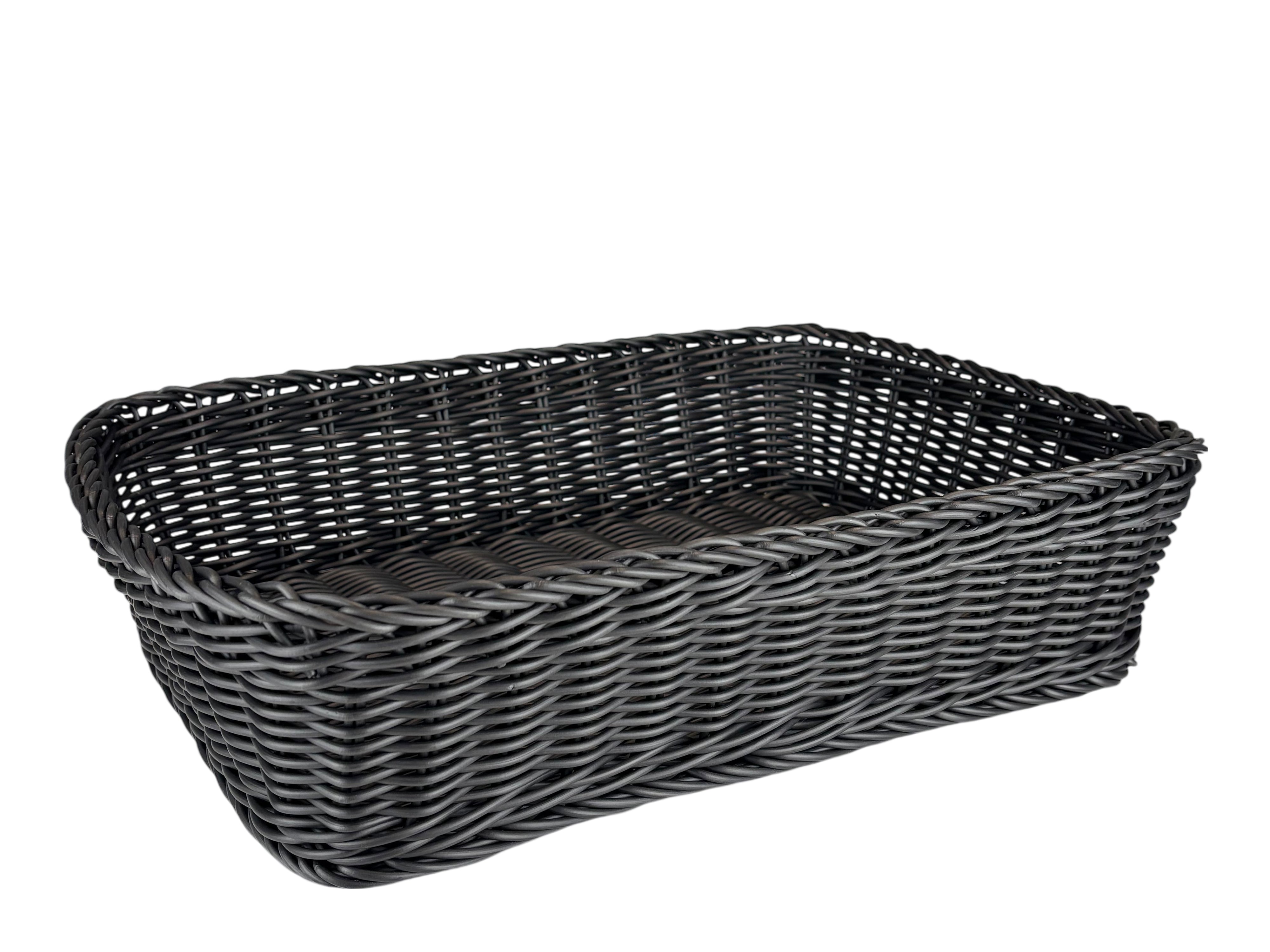 eventverleih-sh-catering-brotkorb-30x40-schwarz-mieten image 1