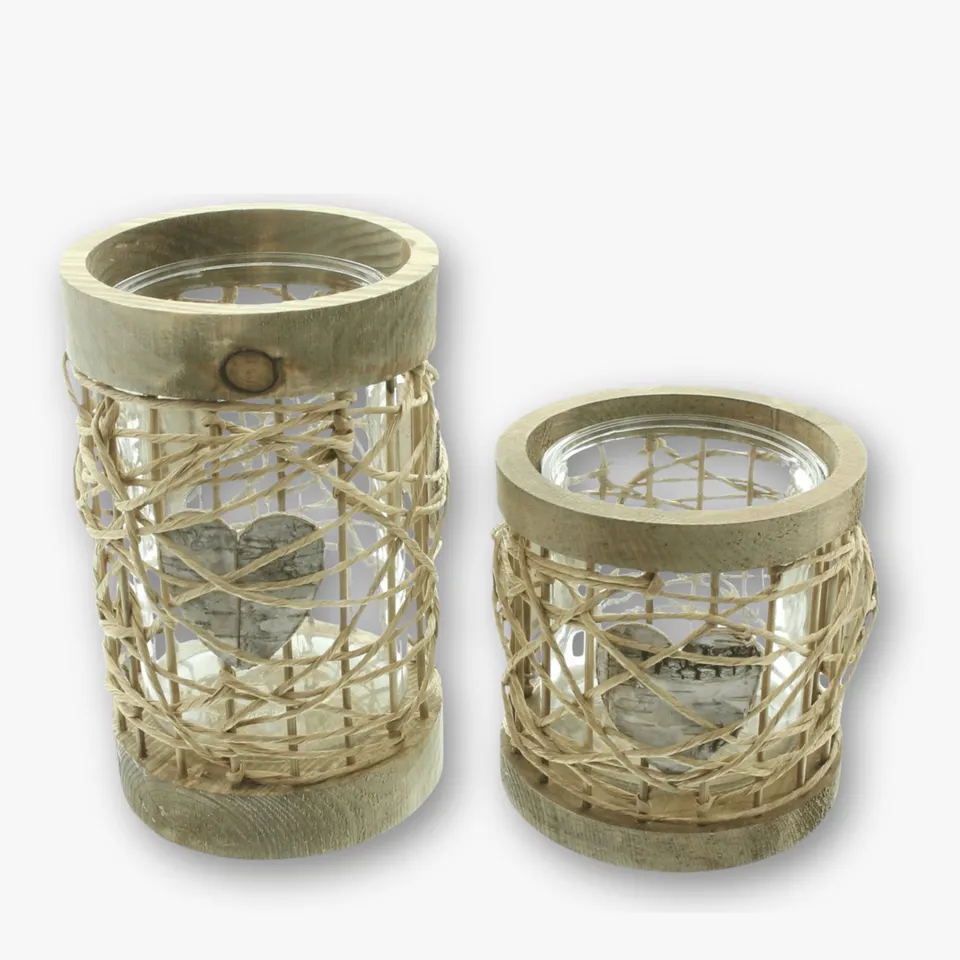 eventzauber-windlichter-boho-windlicht-holz-2er-set image 1