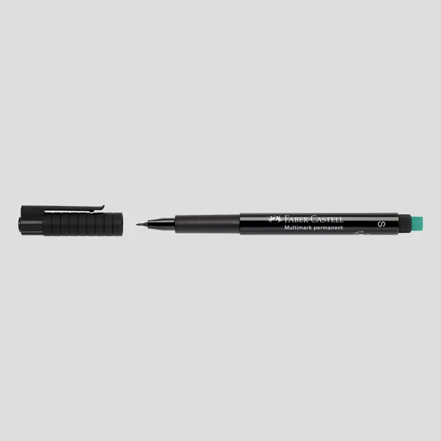 faber-castell-multimark-permanent-s-stift-schwarz-wasserfest image 1