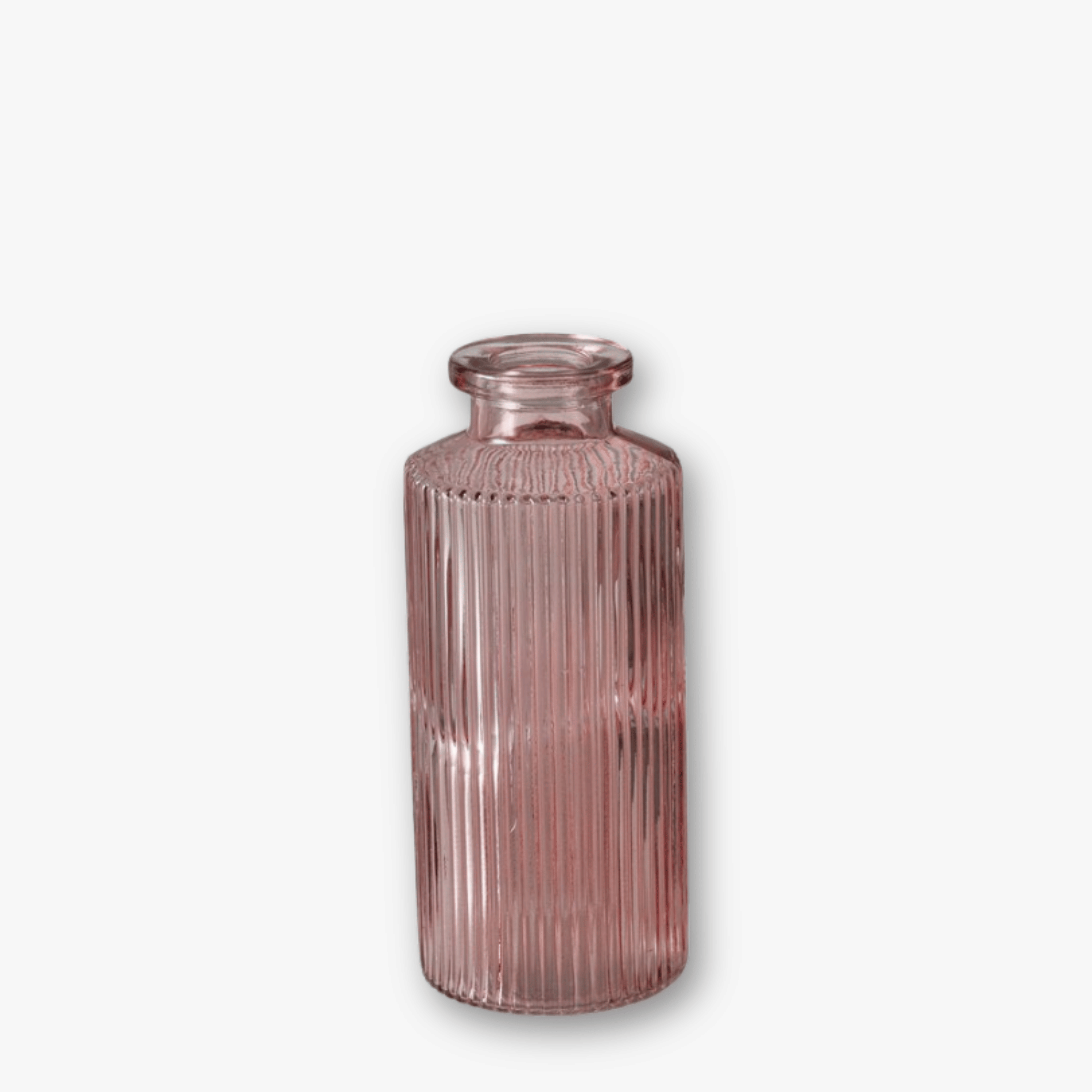 eventzauber-vasen-flaschenvasen-4er-set-berry-altrosa-glas-h14 image 6
