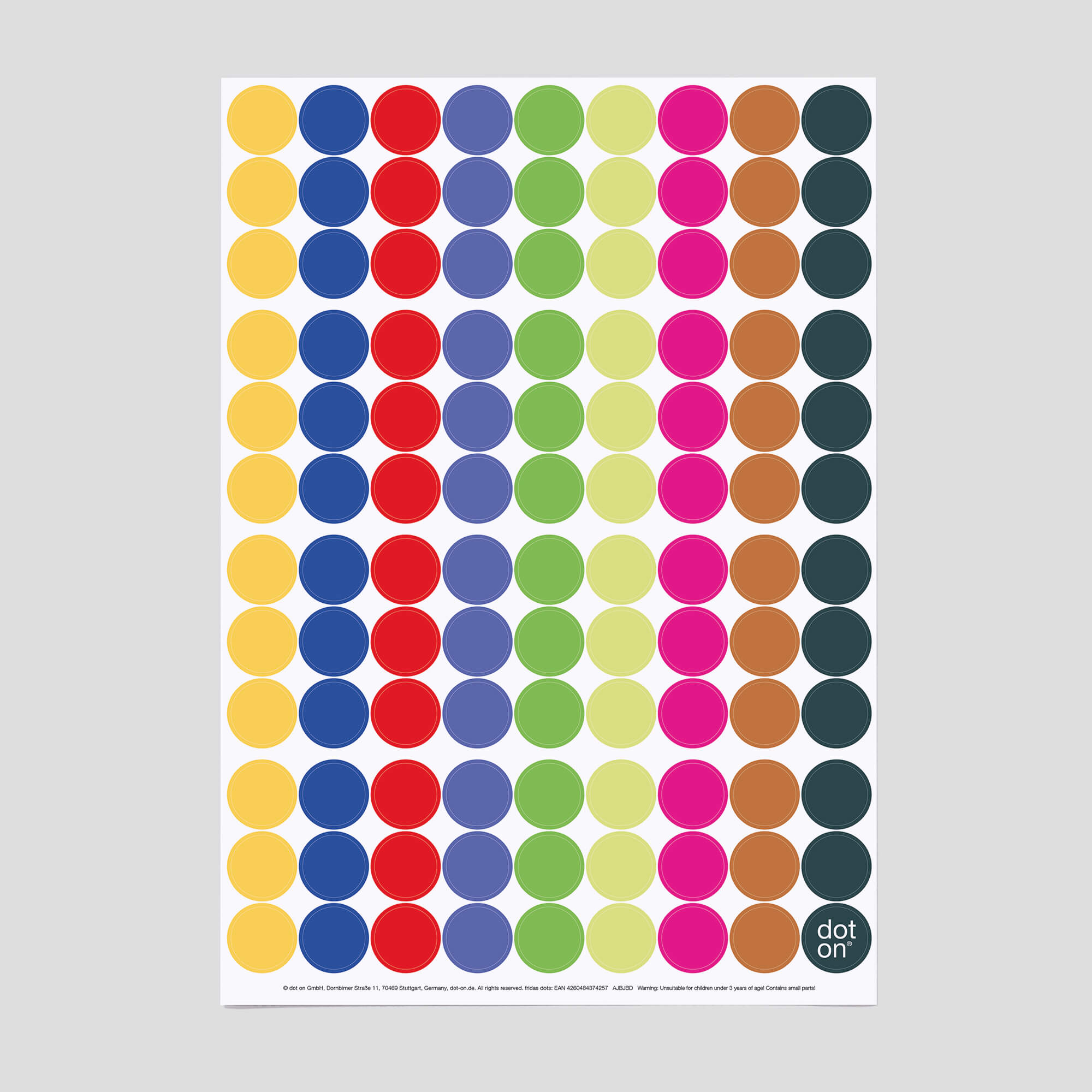 dot-on-fridas-dots-klebepunkte-20-mm-einzelbogen-bunt image 1