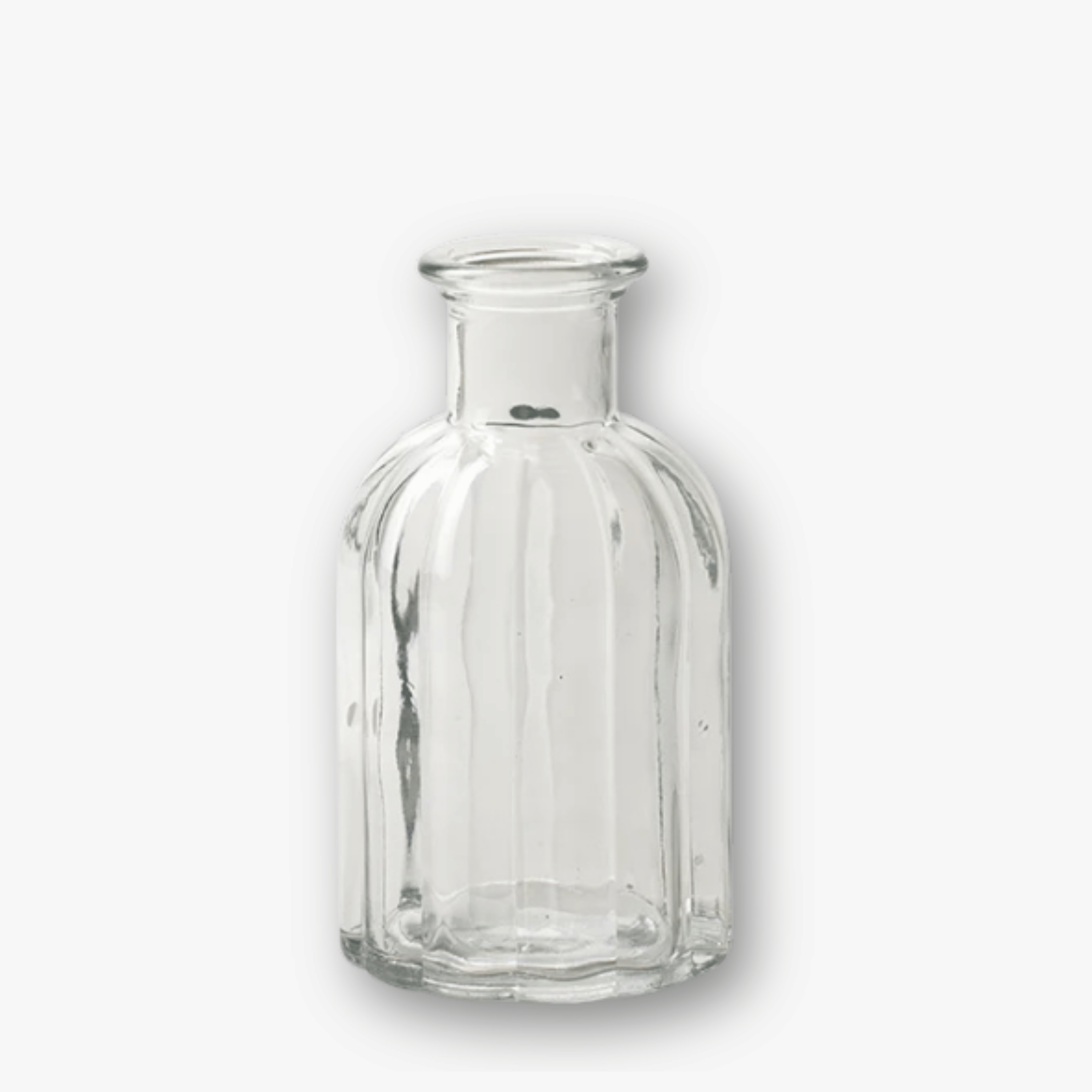 eventzauber-flaschenvase-glas-linear-klar-14-cm-trockenblumen image 1