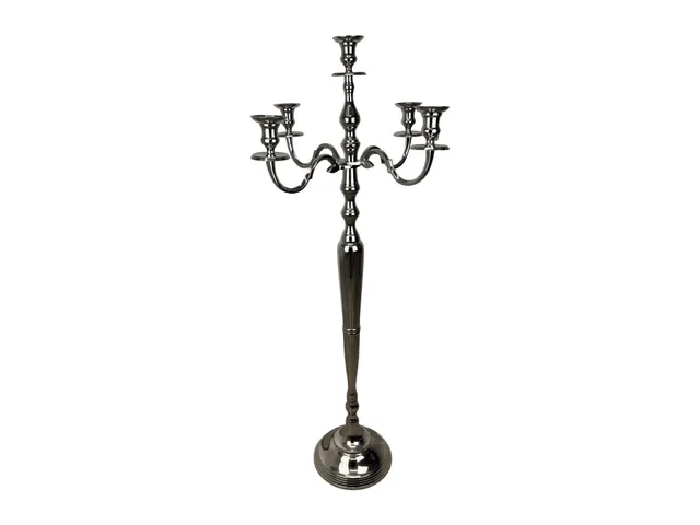 eventverleih-stand-kerzenleuchter-silber-5-armig-122cm image 1