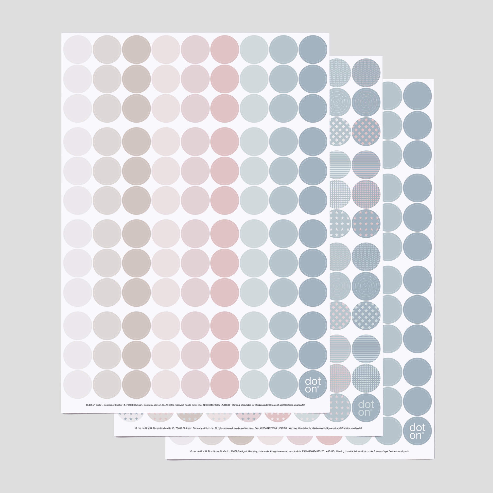 dot-on-nordic-dots-klebepunkte-20-mm-3er-set-muster image 1